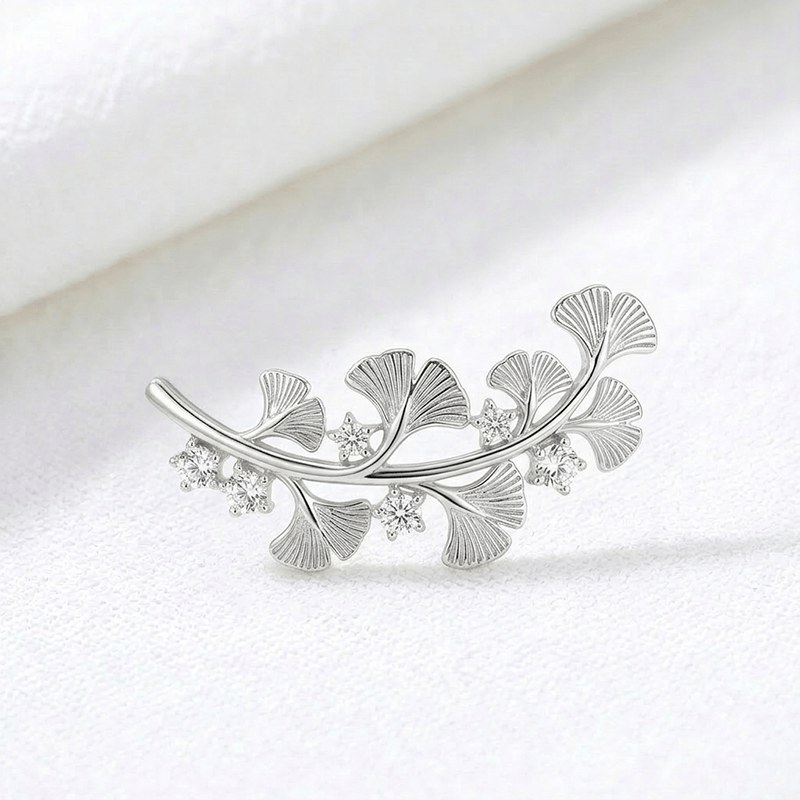 Women's Ginkgo Leaf Design Full-Earring Style Earrings